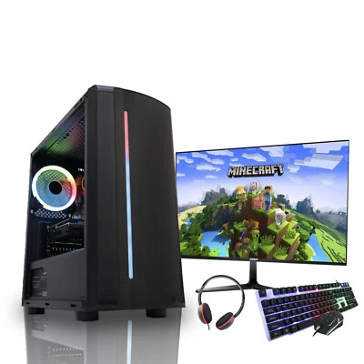 Intel Quad Core i5 PC Para Jugar Lote 16GB RAM,SSD + 500GB,Nvidia Gt 730 ,Win10 - Imagen 1 de 4