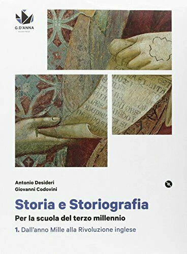 Storia e Storiografia 1, Dall'anno mille alla Rivoluz.Inglese +DVD 9788857790404 - Immagine 1 di 1
