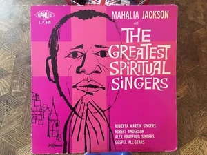 MAHALIA JACKSON -Gospel All-Stars 1953 ~ APOLLO 489 {dg orig} w/Crookshank RARE - Imagen 1 de 6