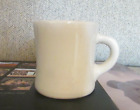 Vintage VICTOR Ceramic Coffee Mug Heavy Restaurant Ware Cups Off White