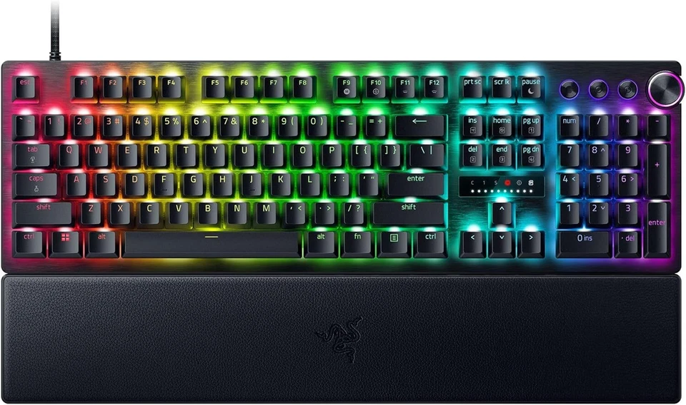 Razer Huntsman V3 Pro Gaming Keyboard Analog Optical Switches Chroma RGB US ISO - Image 1 of 1