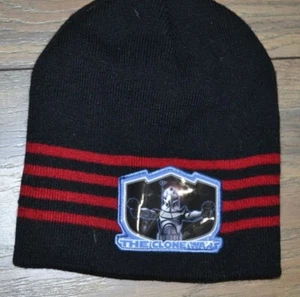 Boys Clone Wars Winter Hat Boys Size 4-16 Licensed Star Wars - Picture 1 of 2