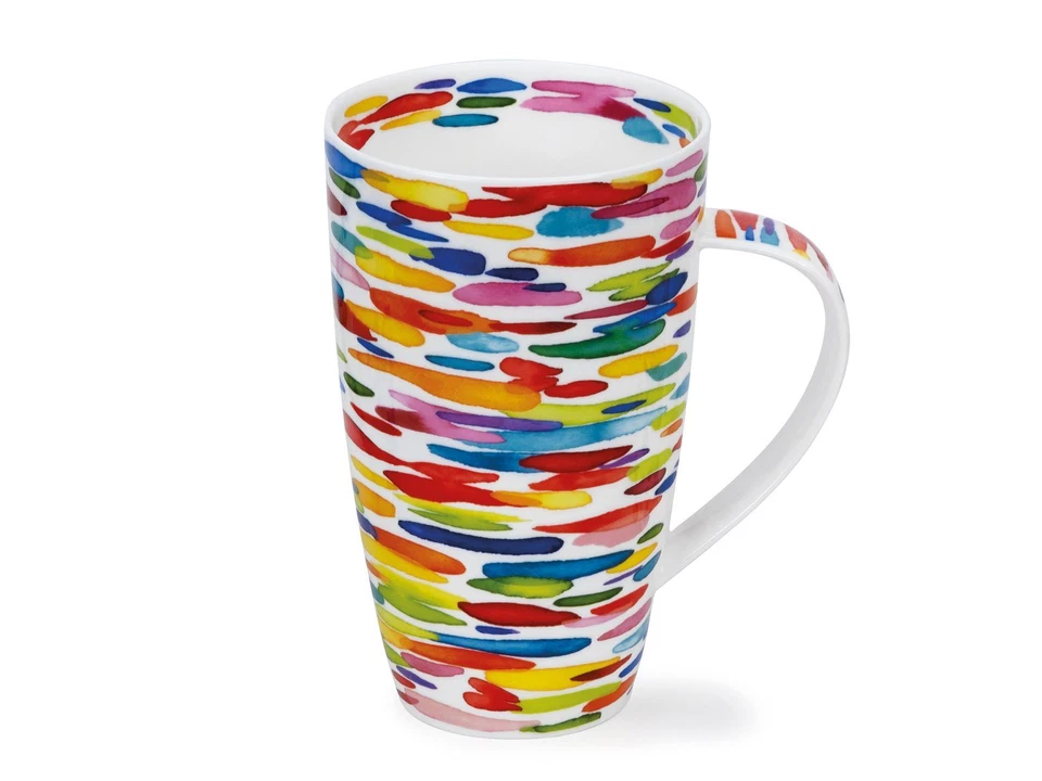 DUNOON Becher Henley Slapdash 600 ml Bone China Porzellan Kaffee-Teetasse 15 cm - Bild 1 von 1