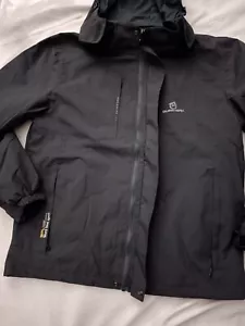 Giacca Queshark nuova 52 L escursionismo giacca anorak grigia antipioggia trekking sci corsa giacca - Foto 1 di 12