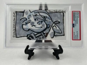 Ron Ferdinand Signed Dennis The Menace Index Card Autograph PSA DNA Slabbed - Picture 1 of 1