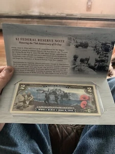 2 $ Federal Reserve Schein Invasion der Normandie - Bild 1 von 2