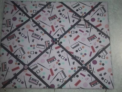Cute MAC Makeup Themed Memory Board with Matching Accent Buttons - Image 1 of 2