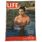 VINTAGE Life Magazine 11 avril 1960 actrice italienne Silvana Mangano couverture kiosque à journaux