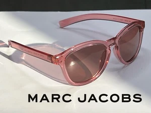 Nuevas gafas de sol redondas MARC JACOBS MMJ 334/S XH24S plástico transparente rosa 52-135 - Imagen 1 de 12