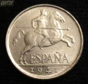 *GUTSE* FRANCO-1, 5 CÉNTIMOS 1941, BRILLO ORIGINAL, SIN CIRCULAR +. - Picture 1 of 2