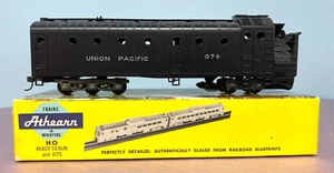 Vintage HO Athearn Rotary Snow Plow Union Pacific UP 76 Black RTR - Picture 1 of 8