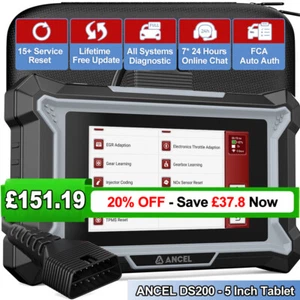 ANCEL OBD2 Full System Diagnostic Scanner Tool Injector Coding/NOx/Adblue Reset - Picture 1 of 22