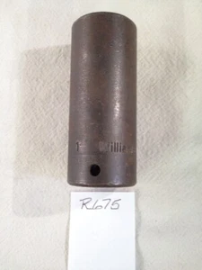 1 PRESA WILLIAMS USATA 1" PROFONDA IMPATTO POZZO. 14-632. DRIVE 1/2". 6 PUNTI. (R675) - Foto 1 di 5