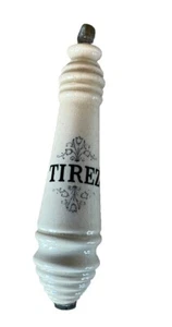 Antique Ceramic/Porcelain WC Pull Handle Cream Vintage Toilet Flush Pull – Tirez - Picture 1 of 4