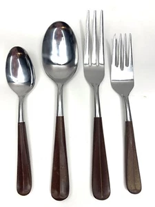 VTG! Rare ECKO EXTERNA Flatware Set MCM 14 PCS Forged Steel Japan - Picture 1 of 13