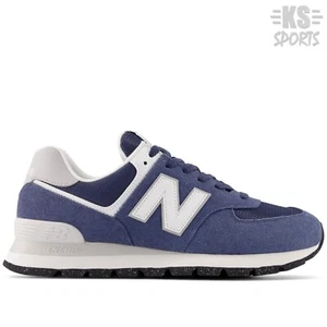 New Balance 574 Rugged 'Blue White' Men's Lifestyle Sneakers ML574D2J - Picture 1 of 6