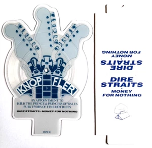 NM/NM DIRE STRAITS MONEY FOR NOTHING Shaped Vinyl Picture Disc + Plinth - Picture 1 of 4