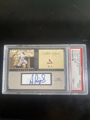 2004 Fleer Showcase Albert Pujols Sweet Signs Auto PSA 9 /150 - Image 1 of 4