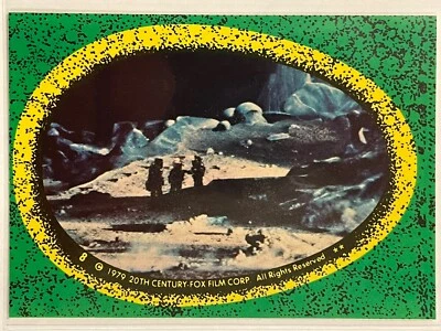 1979 Topps Alien Sticker Bizarre Alien Landscape #8 Vintage Non Sport Sharp Card - Image 1 of 2