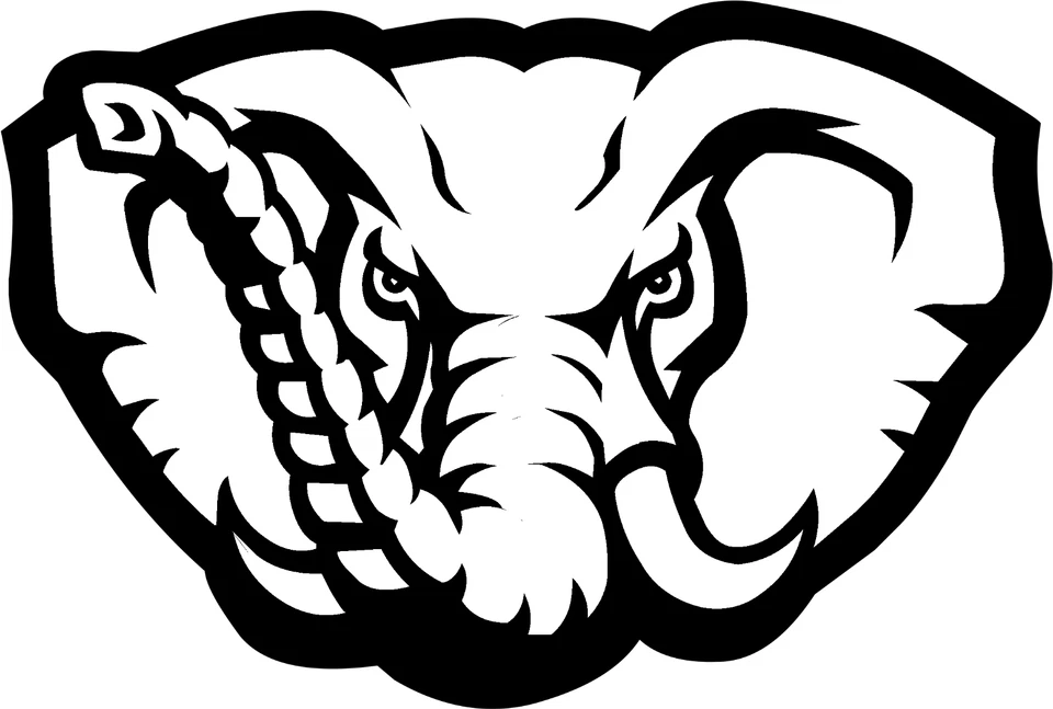 Calcomanía adhesiva troquelada de vinilo resistente a la intemperie Alabama Crimson Tide 23 Foto 1 de 1