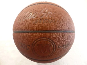Vintage 1980s MacGregor Official X10C Last Bilt Leather Basketball Size 29.5" - Picture 1 of 13