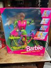 Barbie Bicyclin' Doll Really Rides New Collectible Sports Barbie Neon Nib 1995