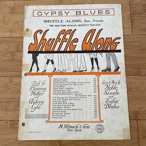 Vintage Sheet Music - Gypsy Blues - 1921 Musical Shuffle Along by Sissle & Blake - Picture 1 of 8