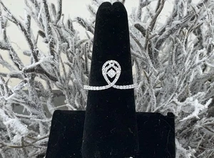 New 10K Genuine Diamond Ring .50 Carats Rare Design - Picture 1 of 6