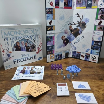 Monopoly Disney Frozen 2 Edition Board Game Complete VGC Age 8+ - Image 1 of 4
