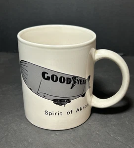 Vintage Good Year Blimp Spirit of Akron Keramik Kaffeebecher Tasse - Bild 1 von 7