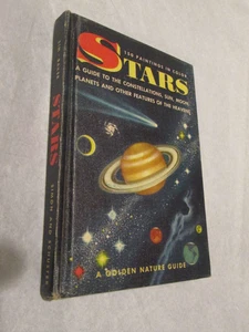 Stars Golden Nature Book Guide Hardcover 1951 First Edition Cloth Binding - Bild 1 von 12
