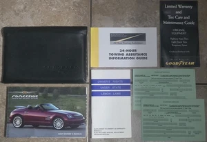 7pc Set Genuine OEM 2007 Chrysler Crossfire Owners Manual w/ Supplements & Case - Picture 1 of 10
