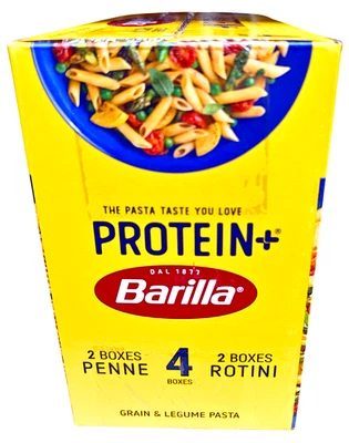 Barilla Protein+ Penne & Rotini 4 Packs x 14.5 Oz EXP 07/2027 - Image 1 of 4