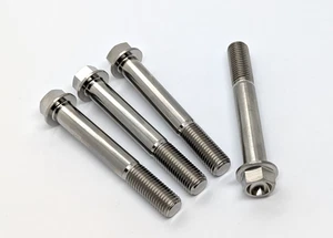 Aprilia RSV1000 Factory Titanium front brake caliper bolt kit 04-10 Ti hex - Picture 1 of 5