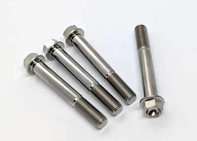 Aprilia RSV1000 Factory Titanium front brake caliper bolt kit 04-10 Ti hex - Image 1 of 4