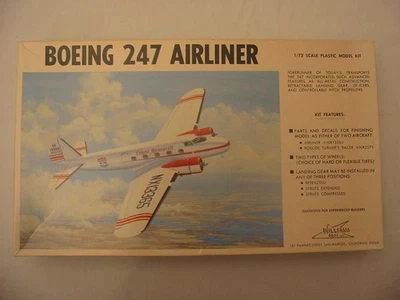 WILLIAMS BROS BOEING 247 AIRLINER 1/72 - Photo 1/2