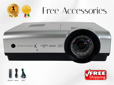 Short Throw DLP Projector Long Life Lamp up to 6,000 Hours 2500 ANSI 3D w/Bundle - Image 1 of 4