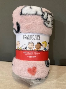 Manta Snoopy Felpa Corazones Rosa | Por Berkshire - Imagen 1 de 9