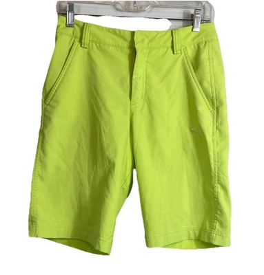 Мужские шорты для гольфа PUMA Sport Lifestyle ярко-зеленые размер W28 - Изображение 1 из 4