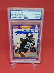 1989 Pro Set Rod Woodson PSA Auto Rookie Steelers Autograph - Picture 1 of 3
