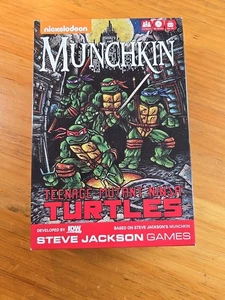 Munchkin Teenage Mutant Ninja Turtles Board Game Steve Jackson Games IDW. D2 - Picture 1 of 3