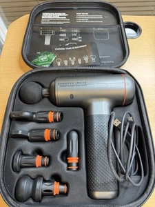 Masajeador de tejido profundo de percusión Sharper Image Power gris *roto - LEER* - Imagen 1 de 2