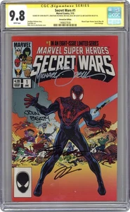 Secret Wars #1 Zeck HeroesCon CGC 9.8 SS Beatty, Hickman, Zeck, Shooter 2015 - Picture 1 of 2