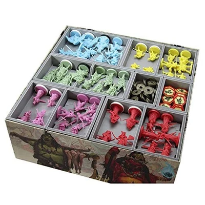 Folded Space Rising Sun Board Game Organizer Inserts Storage Compatible - Image 1 of 4