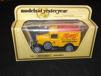 1978 LESNEY MATCHBOX MODELS OF YESTERYEAR Y-22 1930 MODEL A FORD "MAGGI'S" - Image 1 of 3