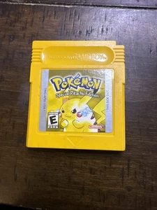 Pokemon Yellow Special Pikachu Edition GameBoy Authentic- Tested And Works - Picture 1 of 3