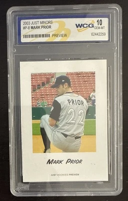 2003 Just Minors / Mark Prior ROOKIE / WCG 10 GEM MINT - Image 1 of 2