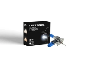 LETRONIX H1 12V 55W Halogen Leuchtmittel 8500K Xenon Gas Ultra White - Picture 1 of 6