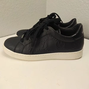 Valentino Sofia V Logo Women's Black Sneakers Size 7 - Picture 1 of 12