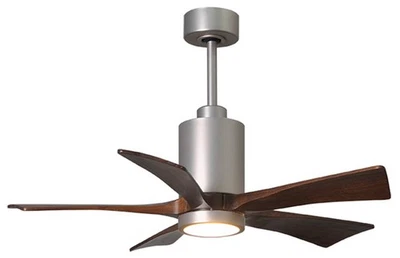 42" Matthews Patricia-5 Brushed Nickel LED Ceiling Fan with Remote - Image 1 of 3